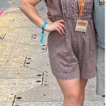 Boutique Denim Romper Purple Size M Photo 0