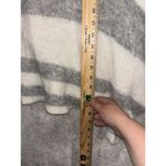 Free People  Lafayette Striped Alpaca Blend Poncho Sweater Cream Gray  SZ‎ XS Photo 4