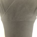 12th Tribe womens large salty in the city black sweater mini dress v neck date r Photo 6