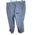 Apt. 9  Pants Womens 20W Gray Solid Stretch Cropped Dress Trousers Bottoms Photo 4