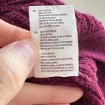 RDI Berry/Purple/Maroon Oversized Knit Cozy Sweater, Leggings Sweater, Size XL Photo 6