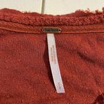 Free People Emma’s Henley tie front long sleeve blouse oversized size small Photo 7