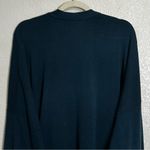 J. Jill Cotton Rayon Blend Button Down Pocket Sweater Cardigan, Size 4X Blue Photo 5
