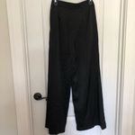 Commense Women's Oversized Satin Wide Leg Dress Pants Regular Fit Black‎ XS NWT Black Photo 7