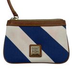 Dooney & Bourke White Blue Striped Wallet Photo 0