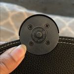 Sleek Black Leather Backpack with Adjustable Strap Photo 2