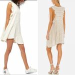Free People New! Between The Lines Tunic Top dress Beige , size S Photo 3