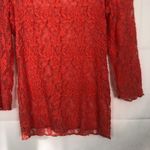 BKE  Orange Lace Scoop Neck Top Size S Workwear Casual Photo 3