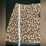 Versona Leopard Print Skirt - Brown and Tan w/front & back pockets. NWT size 10 Photo 10