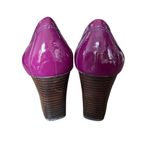 Coach  Colby Purple Patent Leather Heels size 9 Photo 5