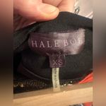 Hale Bob  | Black/Gold Floral Sequin Mini Skirt, Size XS Photo 3