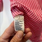 American Eagle Outfitters Favorite Shirt pink Striped Button Down Shirt size 6. Photo 8