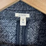 J.Crew  Thandie Stretch Wool Blend Black Gray Marled Tweed Blazer Jacket Womens 6 Photo 11