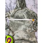 NWT Hello Mello‎ Green Tie Dye Long Sleeve Hoodie Shirt SZ Small 4 Photo 4