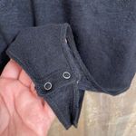 Abercrombie & Fitch  Women’s Large Soft Cozy Navy Blue Button Down Bodysuit Photo 4