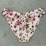 Hanky Panky  Ruffle Trim V-Cut Bikini Bottom Botanical Treasures Floral‎ Blush L Photo 5