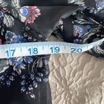 AB Studio  Womens Multicolor Floral Blouse Off Shoulder Black Multicolor Small‎ Photo 6