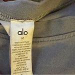 Alo Yoga Alo cropped finesse top in gray long sleeve size M EUC Photo 1