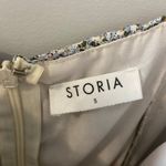 Storia Puff Sleeve Floral Tight Dress Photo 4