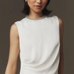 Mac Duggal 🆕  Rhinestone Neckline Draped Mini Dress NWT SZ 2 Photo 1