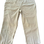 Avenue Studio Women's Beige Dress Pants‎ Size 22P Pleated Front Cuffed Hem Photo 0