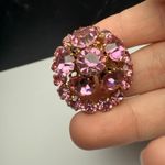 Colorful Rhinestone Brooch Pin Lot Of 3 Vintage Photo 4