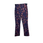MOTHER The Dazzler Straight Leg Jeans Paisley Print Blue Orange Women's Size 24 Photo 5