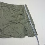 l*space L* Delta Metallic Skirt Mini With Slit‎ Light Olive Size Large Womens NEW Photo 9