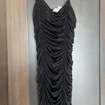 Black Ruffle Homecoming Dress Photo 0