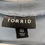 Torrid Cardigan Teal Blue Size M/L Duster Open Front Long Sleeve Jersey Spandex Photo 1