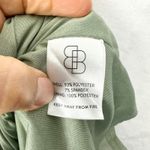 Baltic Born  Kourtney Velvet One Shoulder Midi Dress Sage Size Small NEW Stretch Photo 7