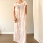 Vintage Pink Baby Doll Maxi Slip Dress White Photo 1