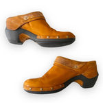 Merrell  Luxe Wrap Nubuck Dune Leather Mule Clogs Women’s Size 7.5 Fall Shoes Tan Photo 0