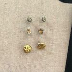 Vintage Floral Design 3 Pair of Earrings Set Photo 0