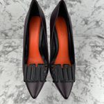 KENZO Womens LOVE Pump Heels Size 38 / 7.5 Deep Wine Maroon Black Love Purple Photo 1