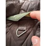 Eddie Bauer Women Medium Goose Down Quilted Brown Vest Buttons Pockets Sleeveles Photo 7