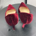 Pancaldi 1888 burgundy velvet pumps size 5 1/2‎ Pink Photo 2