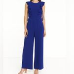🆕 Auxo Chic Royal Blue Ruffle Jumpsuit Size M Size M Photo 11
