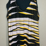 Oakley  printed athletic tank top with built in sport bra women’s size small Photo 0