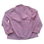 LAKE 100% Cotton Piped Poplin Pajama Set Size XL Red Photo 4