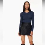 Babaton Aritzia  Shapelace Crew Longsleeve Bodysuit Photo 1