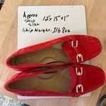 Geox  Annytah Red Suede Womens Loafers Size 40 EU 10 US Photo 14