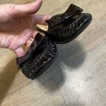 Prada Authentic  bow toe patent leather loafers black Photo 5