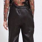 Silence + Noise  Black Margo Satin Jumpsuit Photo 1