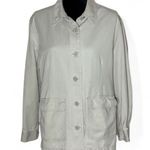 LLBean Women’s Chamois Button Down Shirt Jacket Size 16 Photo 0