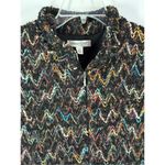 Coldwater Creek Front Zip Zig Zag Chenille Vest size 2XL Photo 3