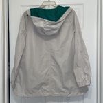 Coach  Cream and Green Rain Jacket Slicker Photo 6
