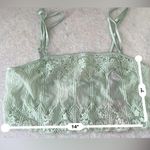 Savagexfenty NWT DECO GLASS LACE SLEEP CAMI SAVAGE FENTY Green Mist Size S Photo 4
