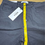 Mica Denim Chromatic High Rise Wide Crop Jeans Size 30 Black Photo 6