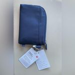 Lululemon  NWT Clippable Card Pouch Club Blue & White Credit Card Slots Photo 5